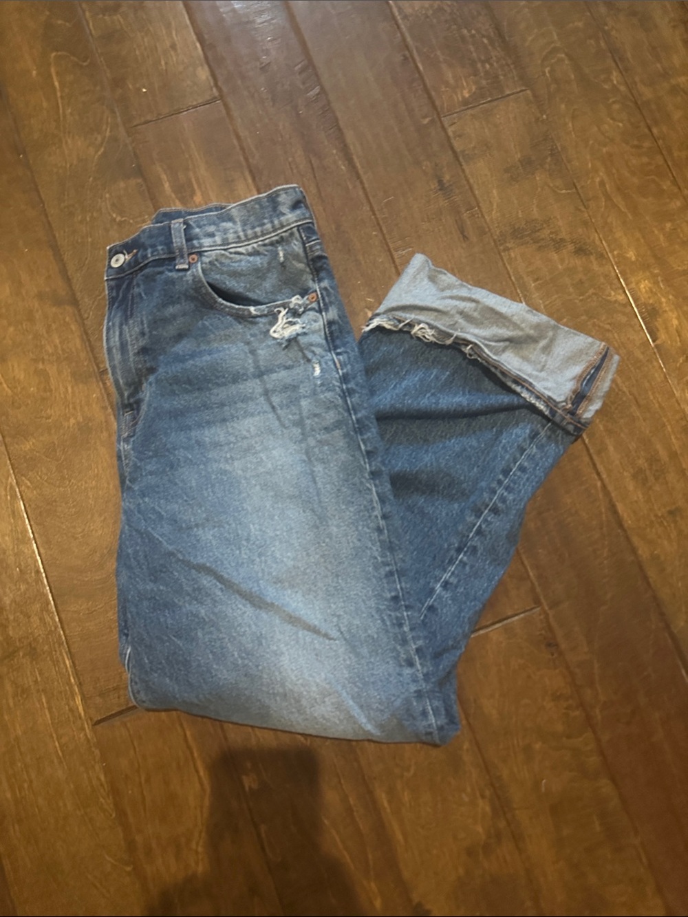 American Eagle Outfitters Women's stovepipe Blue Bootcut Jeans